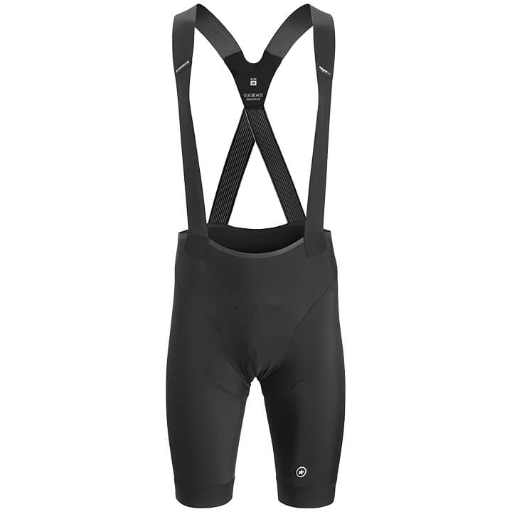 Fahrradhosen ASSOS kurze Trägerhose Equipe RS S9 schwarz