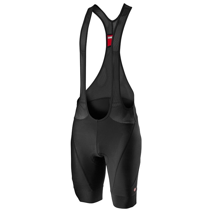 Fahrradhosen Herren CASTELLI kurze Trägerhose Endurance 3 schwarz