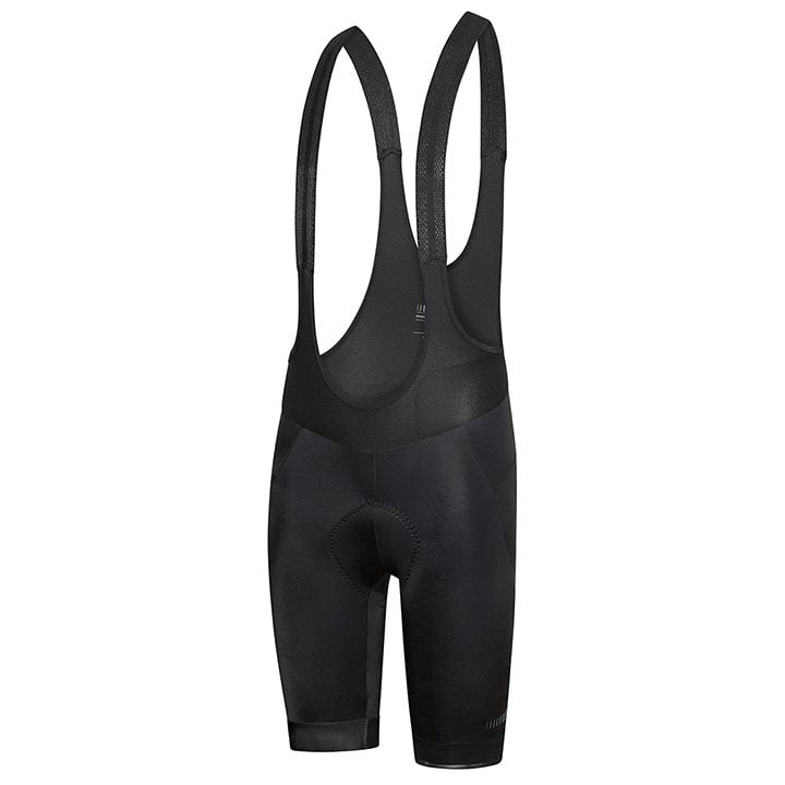 Fahrradhosen Herren RH+ kurze Trägerhose Prime schwarz