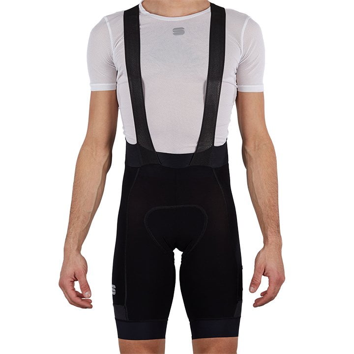 Fahrradhosen Herren SPORTFUL kurze Trägerhose Supergiara schwarz