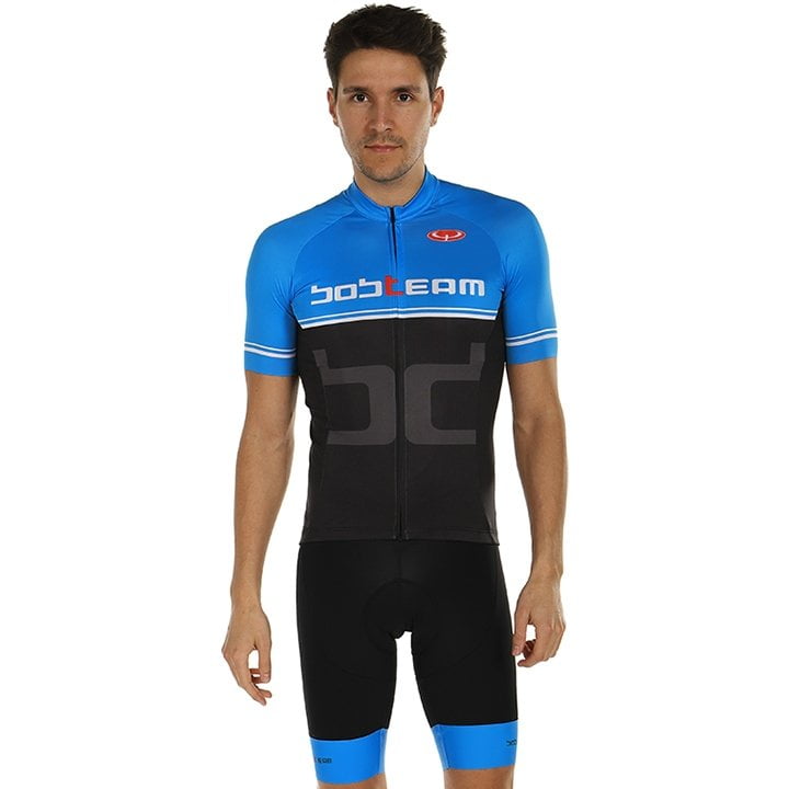 Fahrradhosen + Trikot BOBTEAM Set (2 Teile) Stupendo schwarz blau