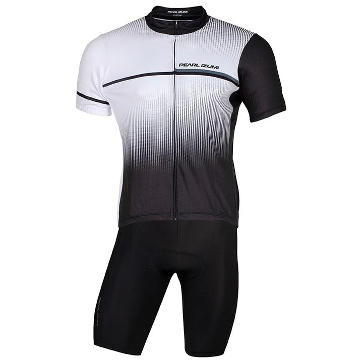 Fahrradhosen + Trikot PEARL IZUMI Set (2 Teile) Select LTD weiß schwarz