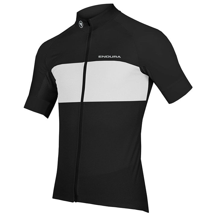 Radtrikot ENDURA Kurzarmtrikot FS260-Pro weiß schwarz