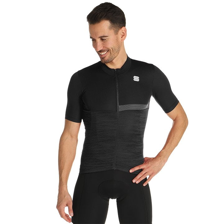 Radtrikot Herren SPORTFUL Kurzarmtrikot Giara schwarz