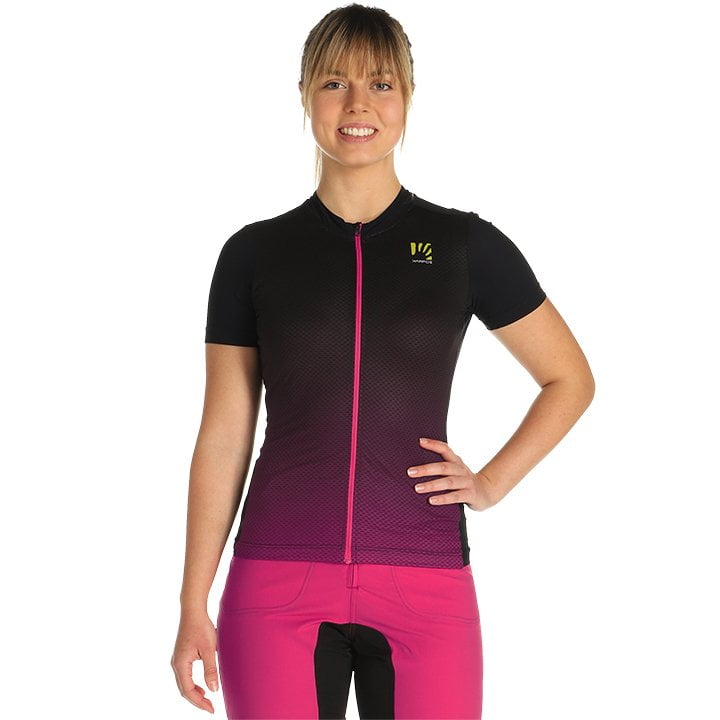 Radtrikot KARPOS Damentrikot Verve Evo schwarz rosa