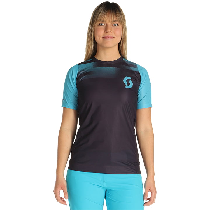 Radtrikot SCOTT Damen Bikeshirt Trail Vertic blau lila