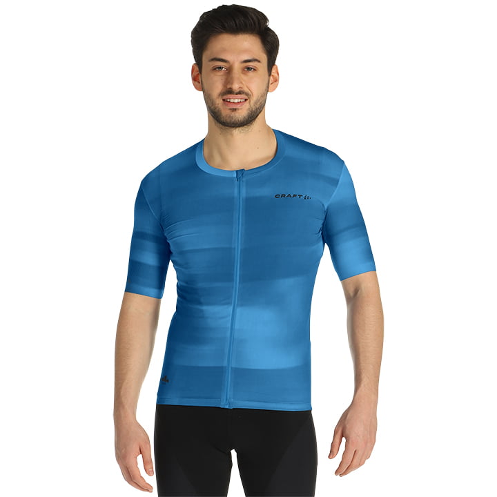 Radtrikots CRAFT Kurzarmtrikot Aero blau