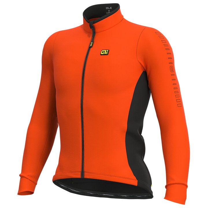 Radtrikots Herren ALÉ Langarmtrikot Fondo neonorange