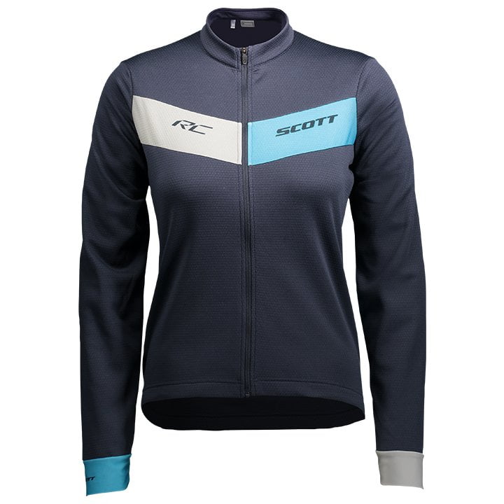 Radtrikots SCOTT Damen Langarmtrikot RC Warm blau