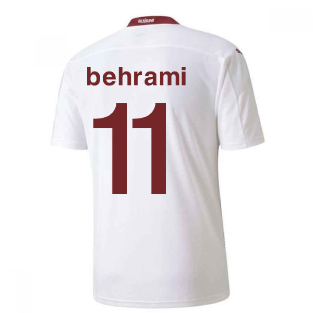 2020-2021 Schweiz Auswärts Puma Fußballtrikot (BEHRAMI 11)