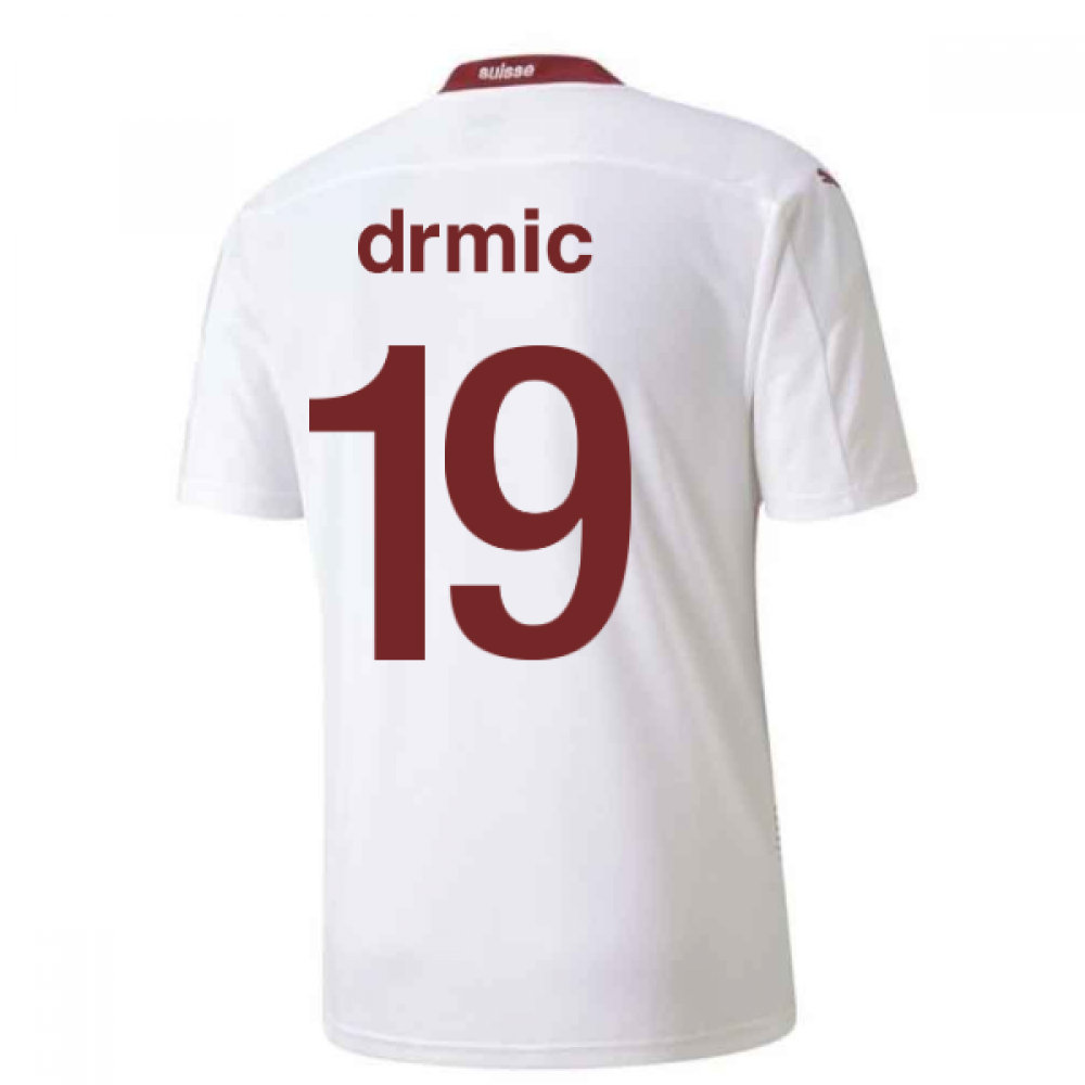 2020-2021 Schweiz Auswärts Puma Fußballtrikot (DRMIC 19)