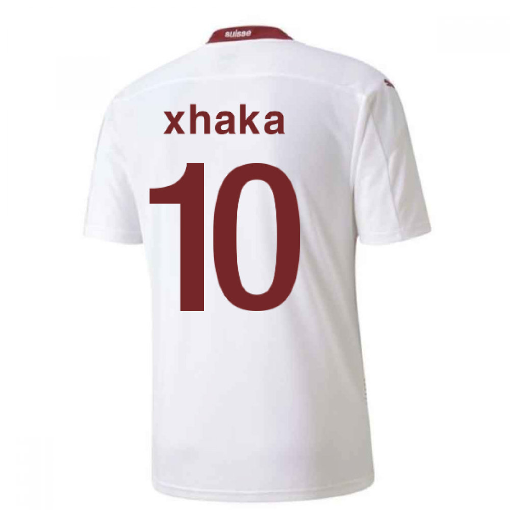 2020-2021 Schweiz Auswärts Puma Fußballtrikot (XHAKA 10)