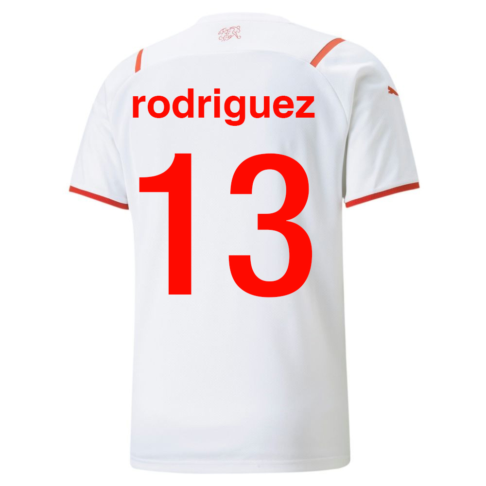 2021-2022 Schweiz Auswärtstrikot (Rodriguez 13)
