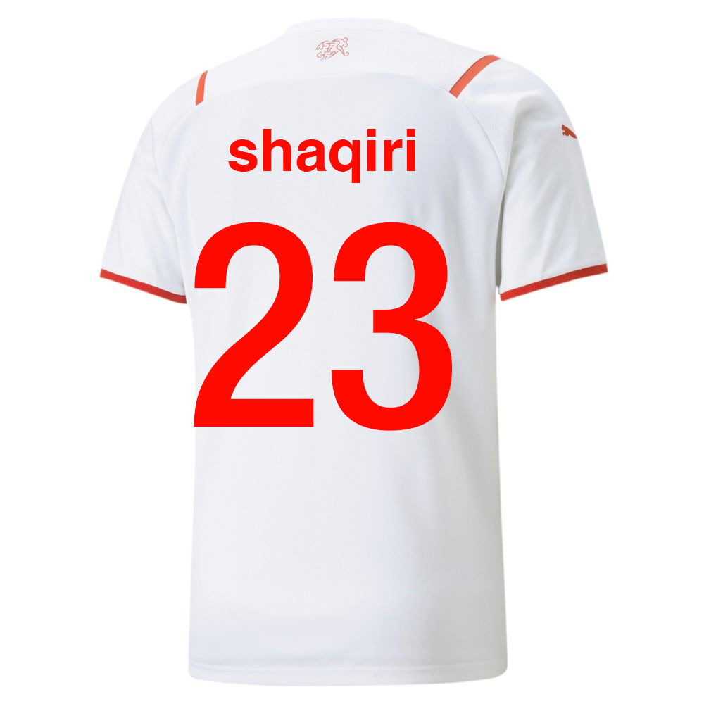 2021-2022 Schweiz Auswärtstrikot (Shaqiri 23)