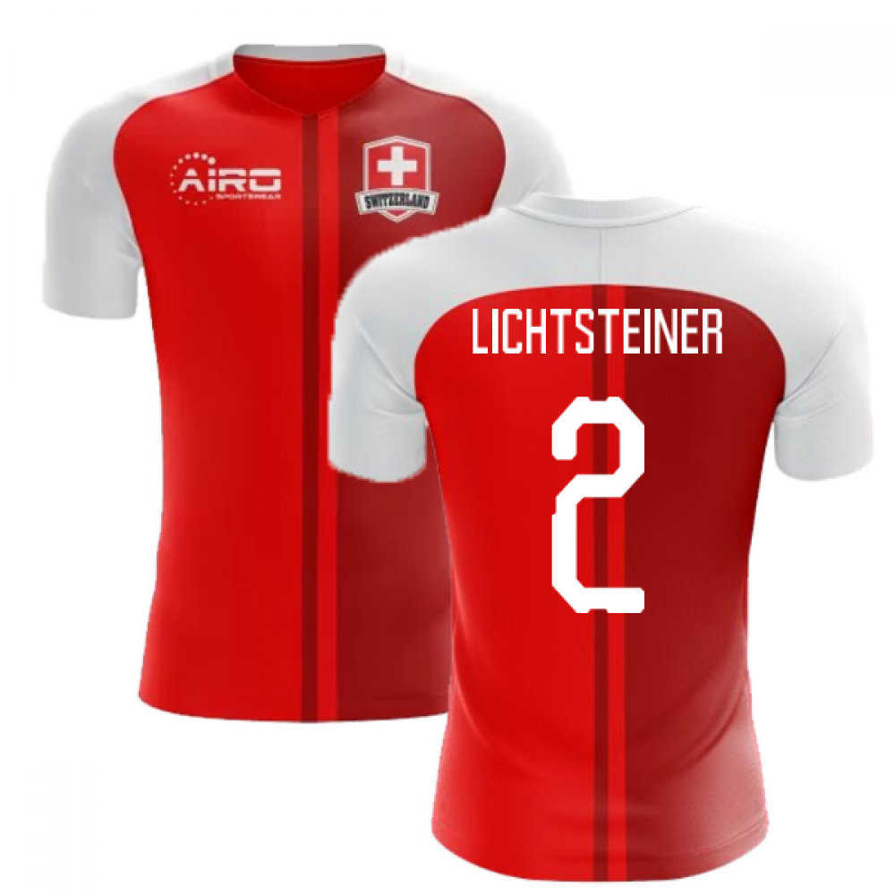 2022-2023 Schweiz Heim Concept Football Trikot (Lichtsteiner 2)