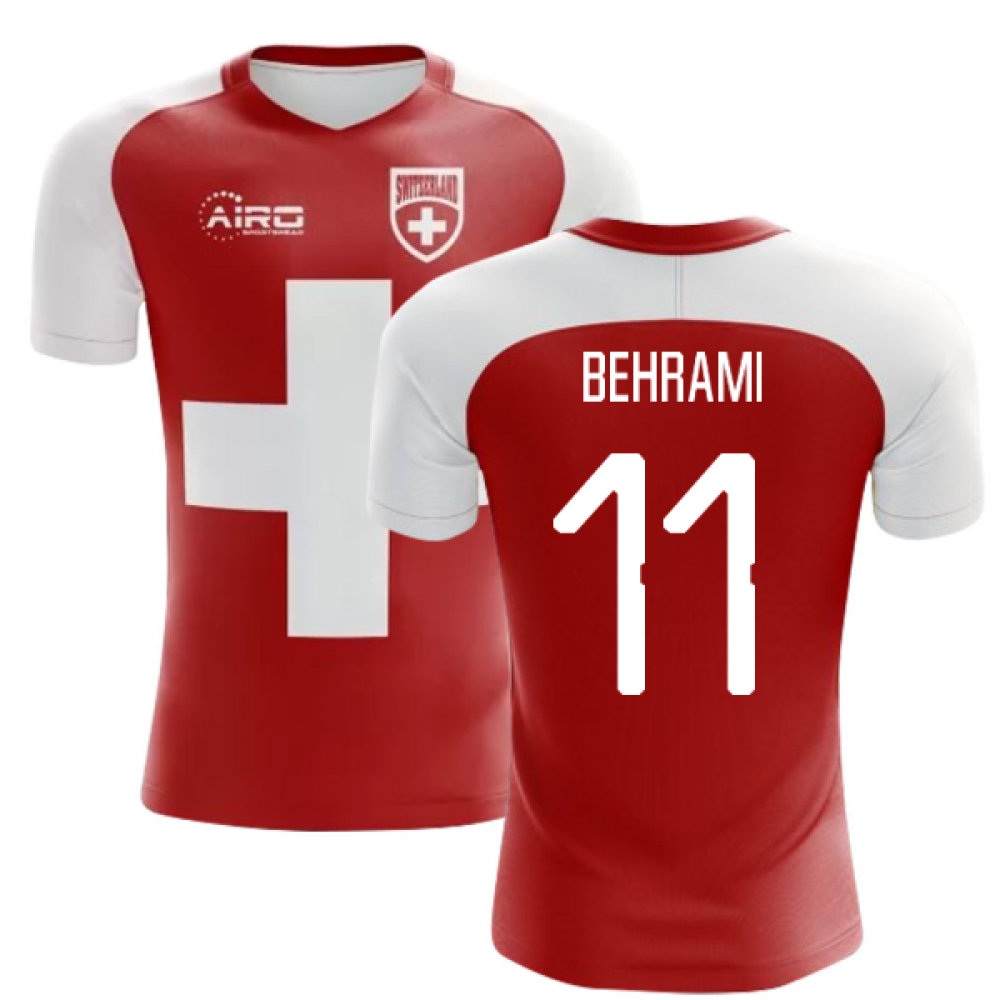 Konzept-Fußballtrikot Schweiz 2022-2023 (Behrami 11) - Kinder