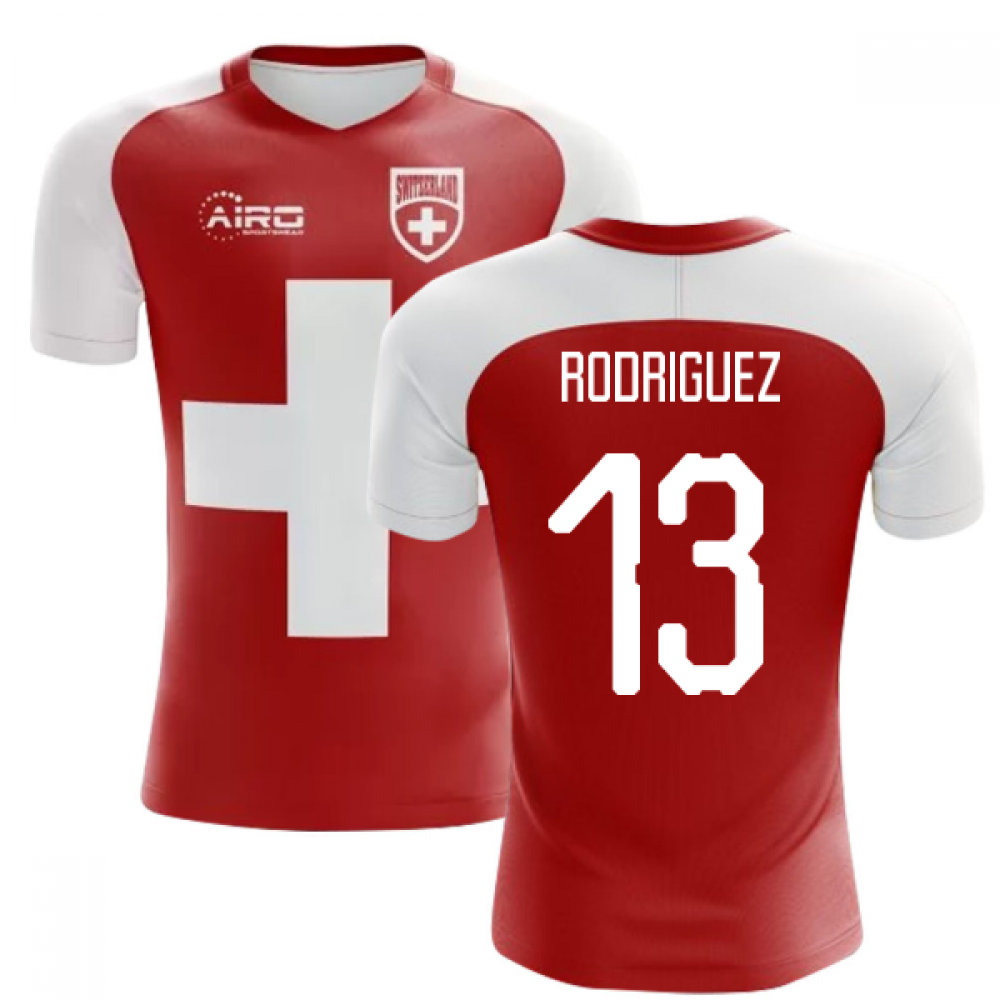 Konzept-Fußballtrikot Schweiz 2022-2023 (Rodriguez 13)