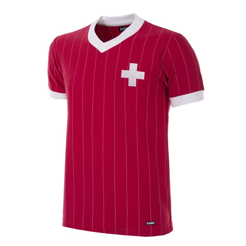 Schweiz 1982 Retro-Fußballtrikot