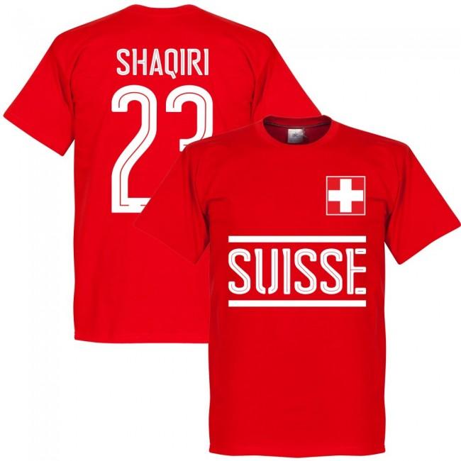 Schweiz Shaqiri Team T-Shirt - Rot