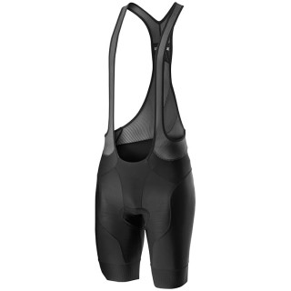 Fahrradhosen CASTELLI kurze Trägerhose Free Protect schwarz