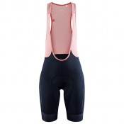 Fahrradhosen CRAFT Damen Trägerhose Endurance dunkelblau rosa