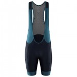 Fahrradhosen CRAFT kurze Trägerhose Chapatte´s Law blau