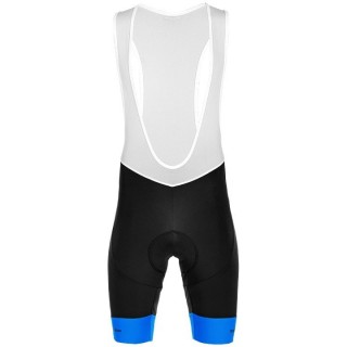 Fahrradhosen Herren BOBTEAM kurze Trägerhose Super Grip schwarz blau