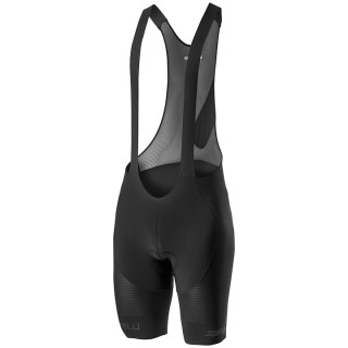 Fahrradhosen Herren CASTELLI kurze Trägerhose Superleggera schwarz