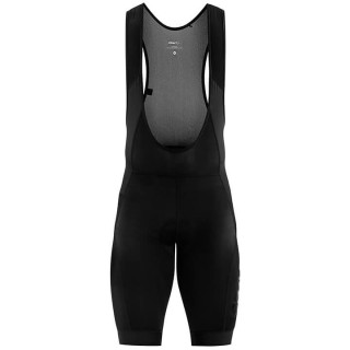 Fahrradhosen Herren CRAFT kurze Trägerhose Essence schwarz