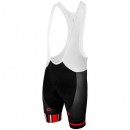 Fahrradhosen Herren PEARL IZUMI kurze Trägerhose Elite Pursuit LTD schwarz rot