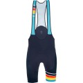 Fahrradhosen Herren SANTINI Ironman kurze Trägerhose Kona blau