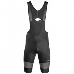 Fahrradhosen NALINI kurze Trägerhose Reflex schwarz