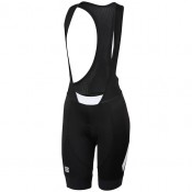 Fahrradhosen SPORTFUL Damen Trägerhose Neo weiß schwarz