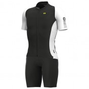 Fahrradhosen + Trikot ALÉ Set (2 Teile) Race 2.0 weiß schwarz