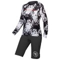 Fahrradhosen + Trikot ENDURA Damen-Set (2 Teile) MT500 Animo LTD schwarz