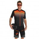 Fahrradhosen + Trikot KARPOS Set (2 Teile) Jump schwarz orange