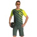 Fahrradhosen + Trikot Sommer SCOTT Set (2 Teile) Trail Vertic gelb grün