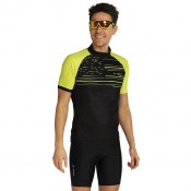 Fahrradhosen + Trikot Sommer VAUDE Set (2 Teile) Mitus neongelb schwarz