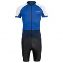 Fahrradhosen + Trikot VAUDE Set (2 Teile) Advanced weiß blau