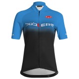 Kurzarm Radtrikots BOBTEAM Damentrikot Primadonna schwarz blau