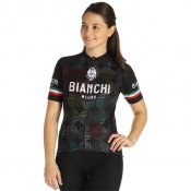 Kurzarmtrikot BIANCHI MILANO Damentrikot Ancipa schwarz bunt