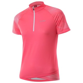 Kurzarmtrikot LÖFFLER Damen Bikeshirt Rise rot