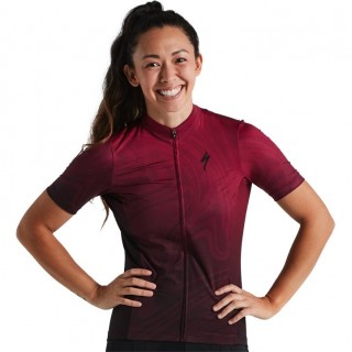 Kurzarmtrikot SPECIALIZED Damentrikot RBX Comp schwarz rot