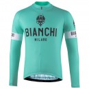 Radtrikot BIANCHI MILANO Langarmtrikot Storia grün