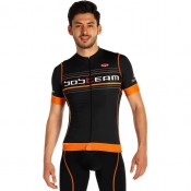 Radtrikot BOBTEAM Kurzarmtrikot Scatto neonorange schwarz