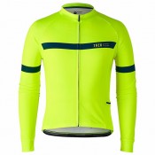 Radtrikot BONTRAGER Langarmtrikot Circuit neongelb