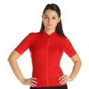 Radtrikot CASTELLI Damentrikot Promessa Jacquard rot