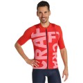 Radtrikot CRAFT Kurzarmtrikot Endurance rot