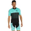 Radtrikot + Fahrradhosen BIANCHI MILANO Set (2 Teile) Quirra schwarz grün