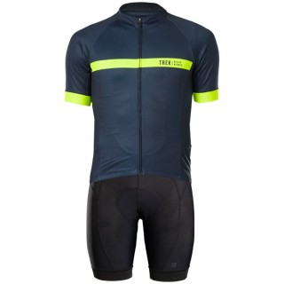 Radtrikot + Fahrradhosen BONTRAGER Set (2 Teile) Circuit LTD blau gelb